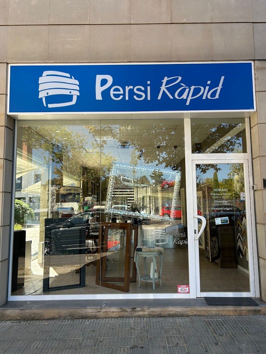Fachada de la tienda de Persi Ràpid en la avenida Balàfia de Lleida